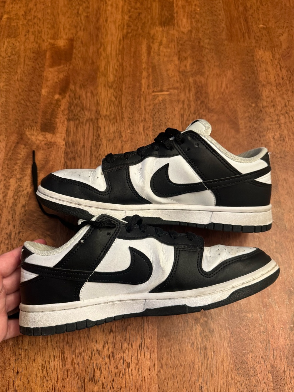 Nike Dunk low next nature women’s sneakers in black & white “Panda,” size 8